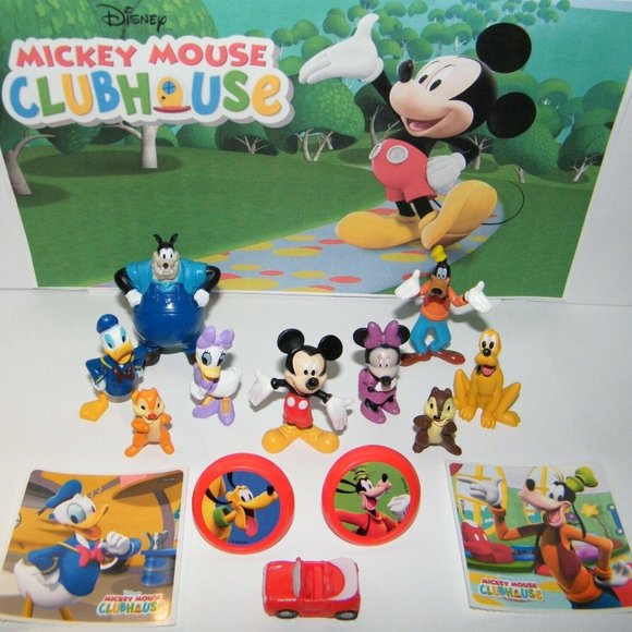 Disney Mickey Mouse Clubhouse Party Favors Set of 14 w/ Figures, Rings, Stickers - Picture 1 of 7
